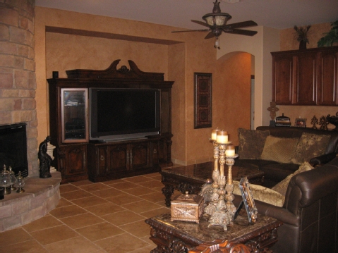 The interior of a home painted by Arek and Chad Painting